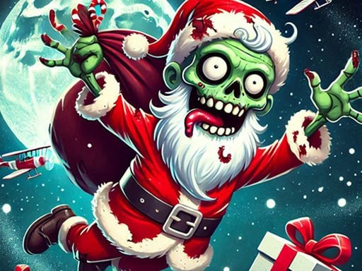 Flappy Zombie Santa Christmas Game